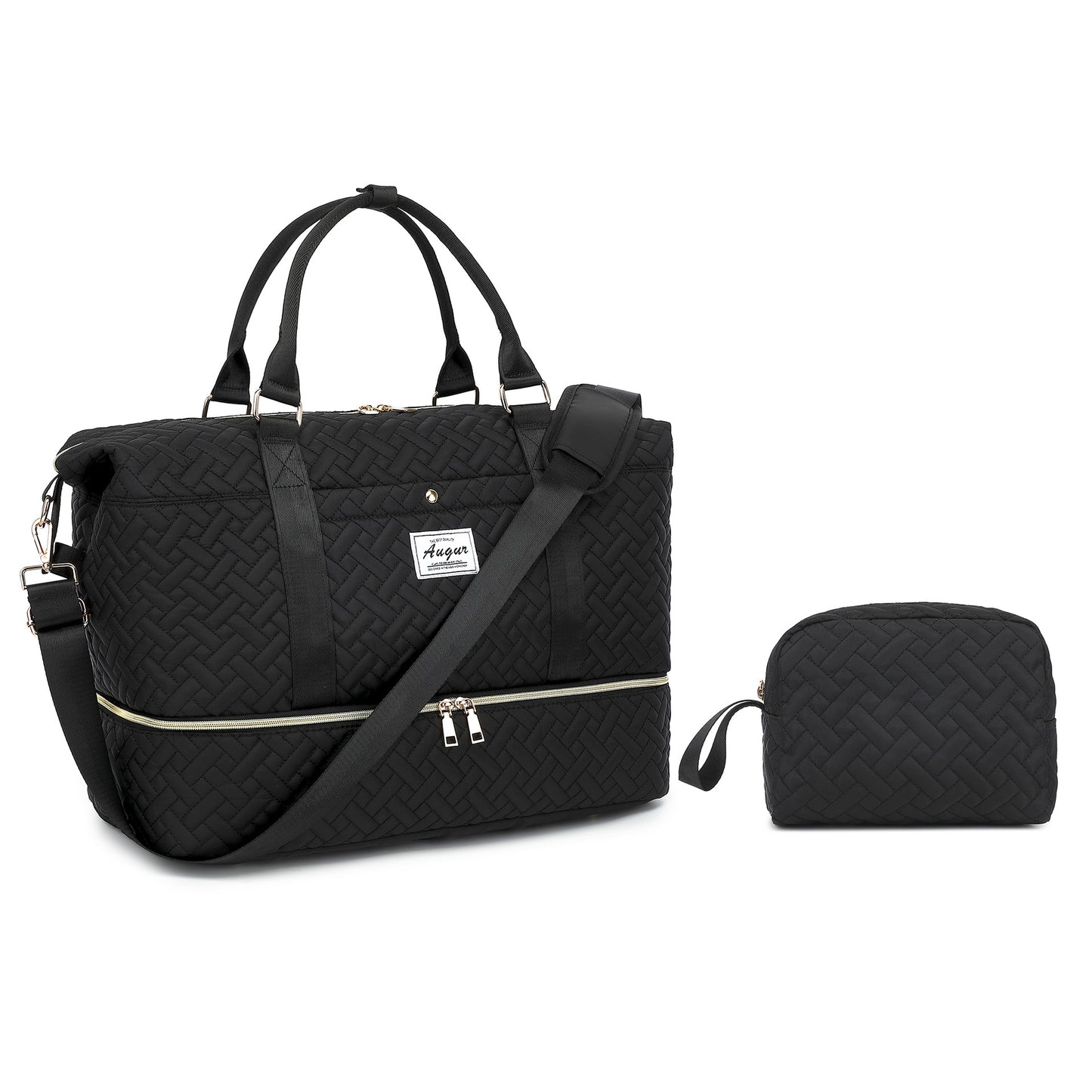 Women's & Men's Hair Fashion Embroidery Thread Rhombus Dry Travel Bags