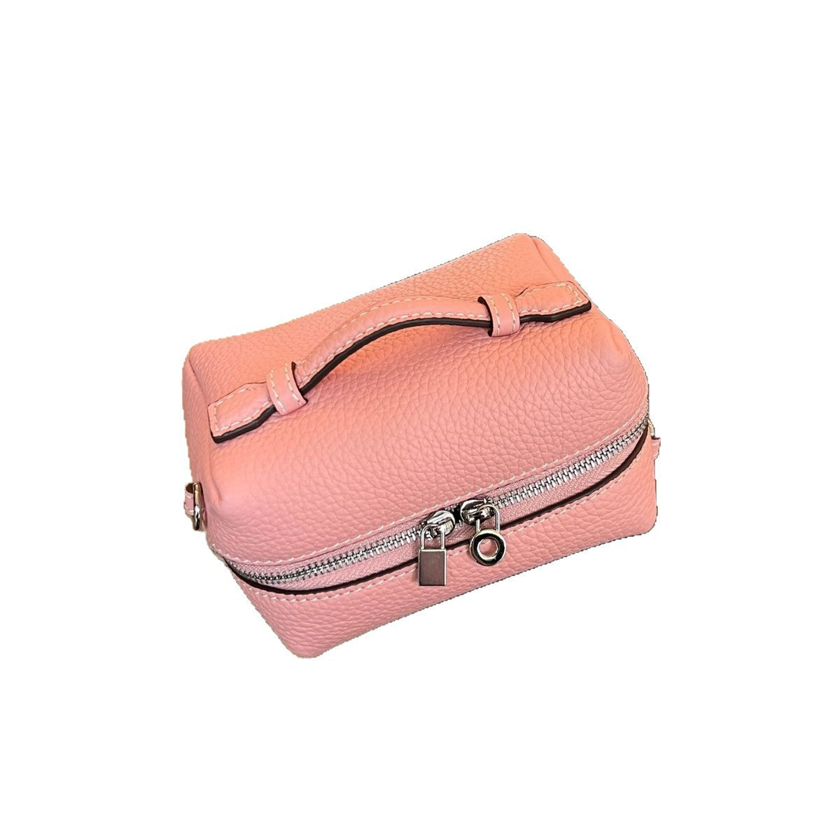 Women's Layer Cowhide Lunch Box Advanced Texture Bags