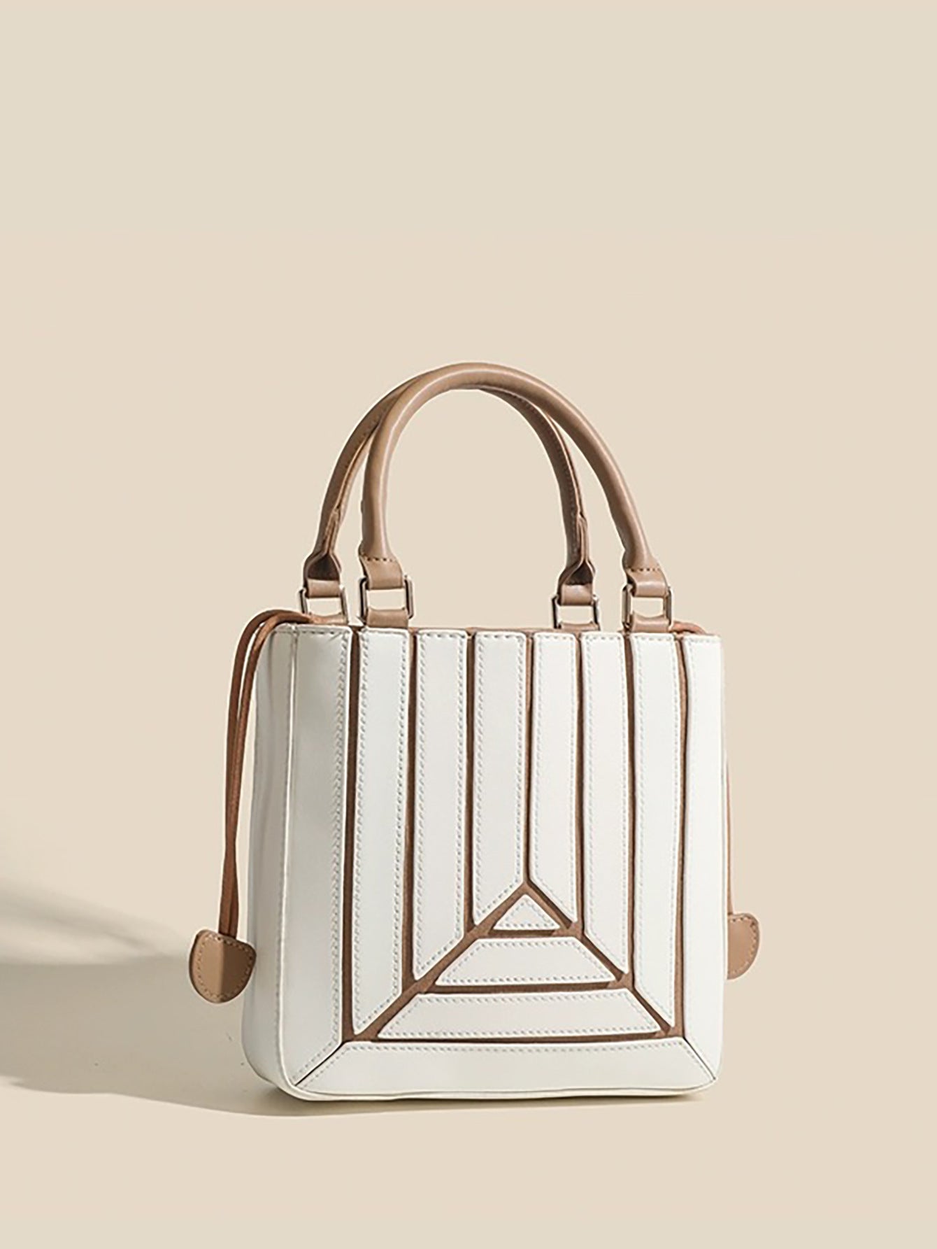 Women's Design High-grade Contrast Color Pleated Fashion Handbags