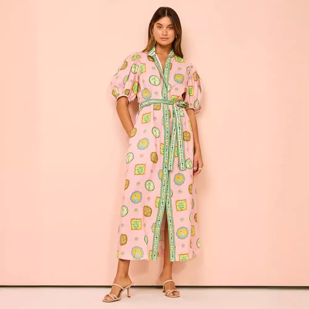 Personalized Iti Lantern Sleeve Casual Fashion Dresses