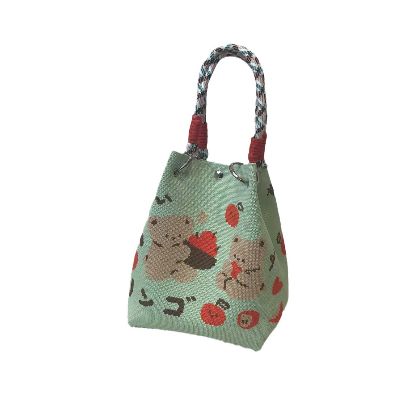 Retro Crazy Bird Knit Leisure Knitted Handbags