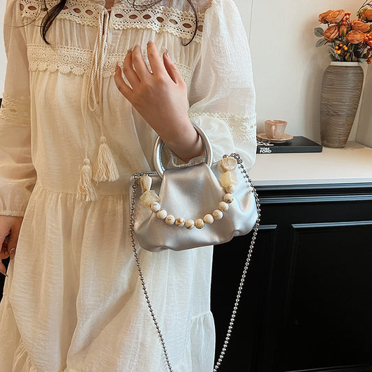 Women's Design Summer Fashion Pleated Cloud Shoulder Bags