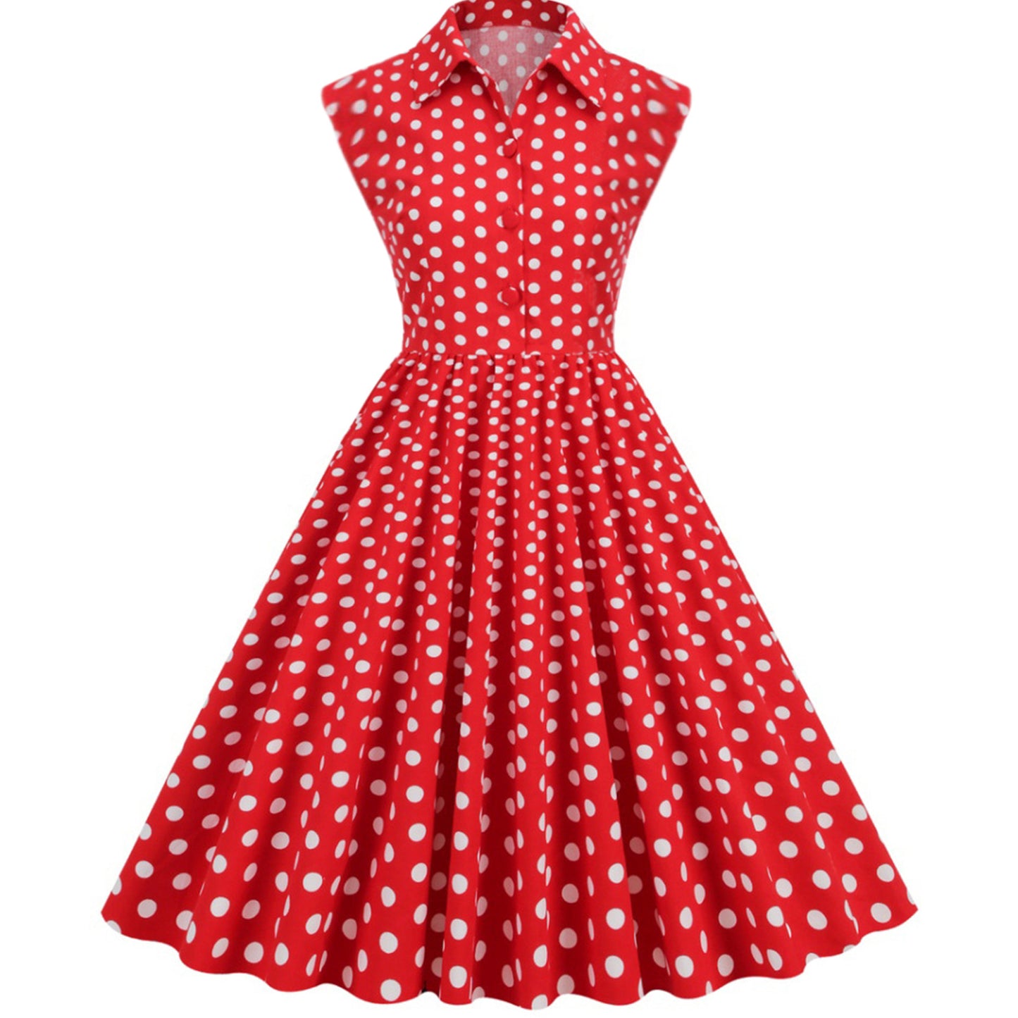 Polka Dot Complex Ancient Style Vintage Dresses