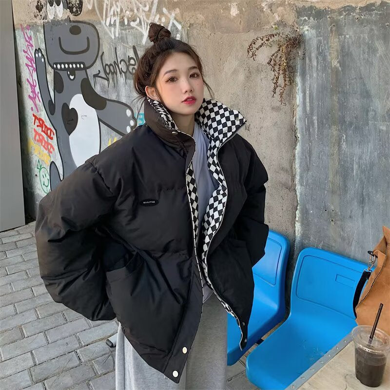 Women's Yi Fashion Design Sense Long Cotton Coats