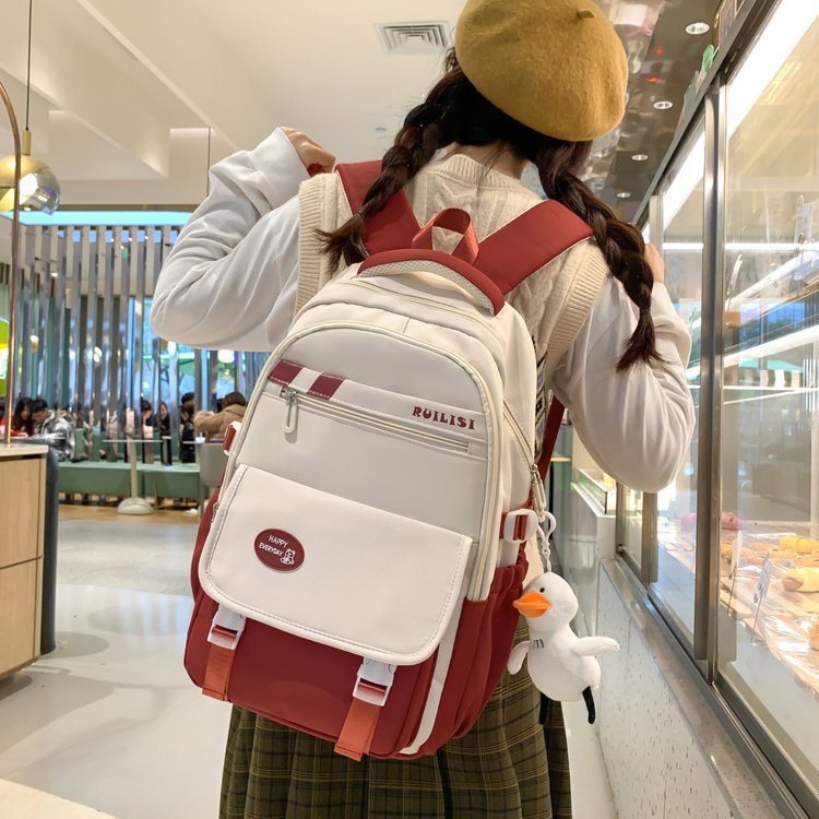 Style Versatile Campus Large Capacity For Middle School Students' Schoolbags