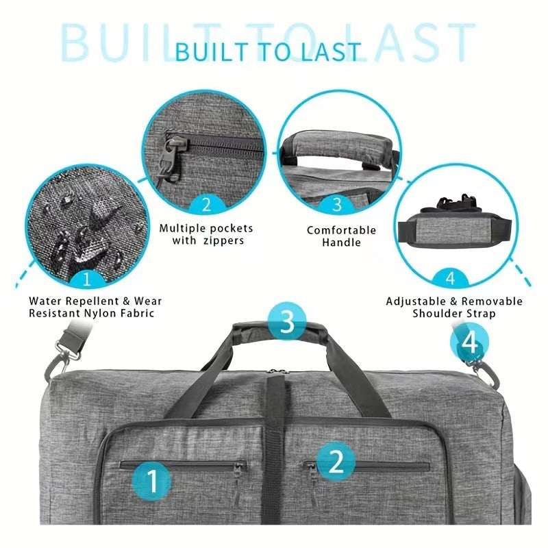 Folding Hand Large Capacity Sport Fitness Travel Bags