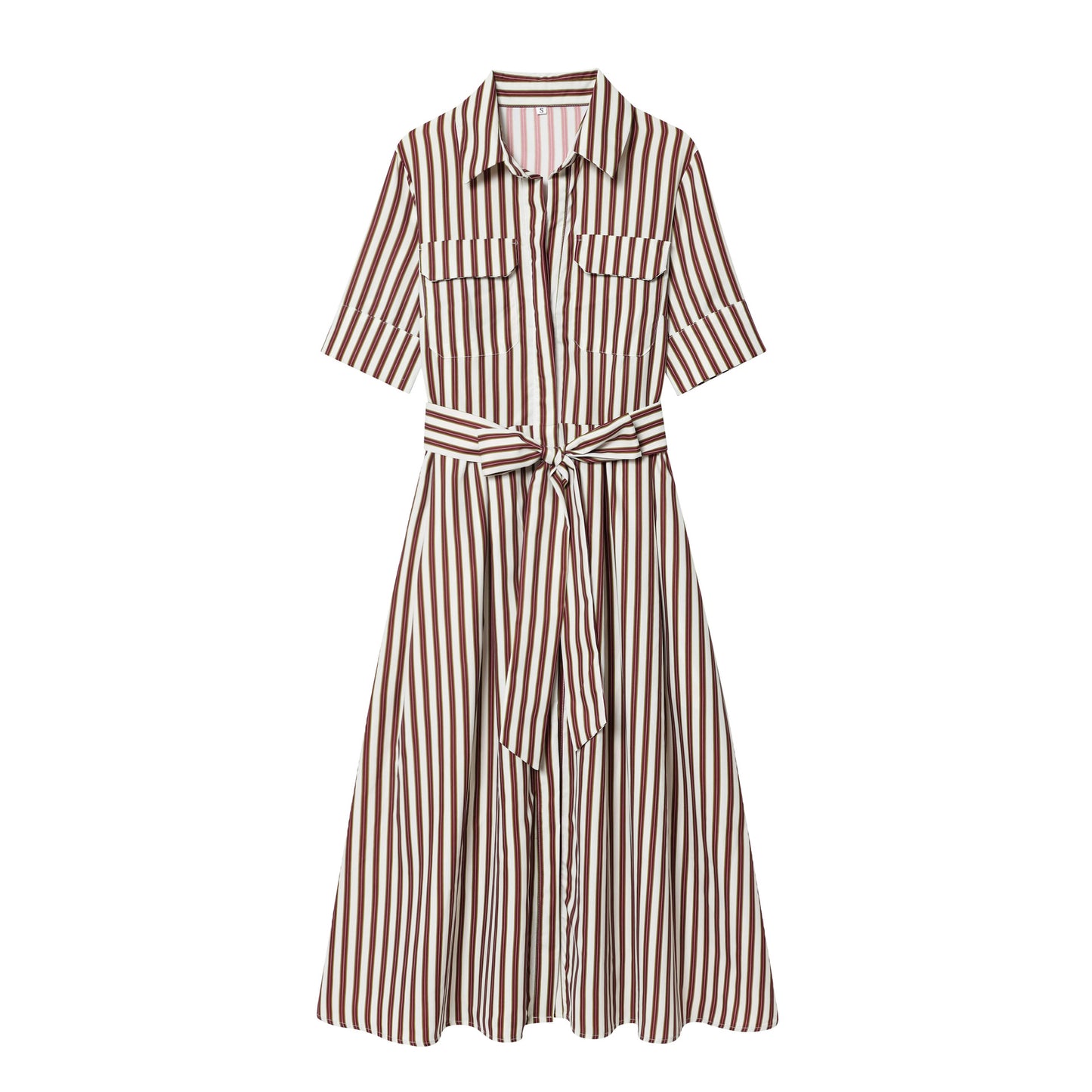 Women's Spring Lapel Single Breasted With Belt Clothing