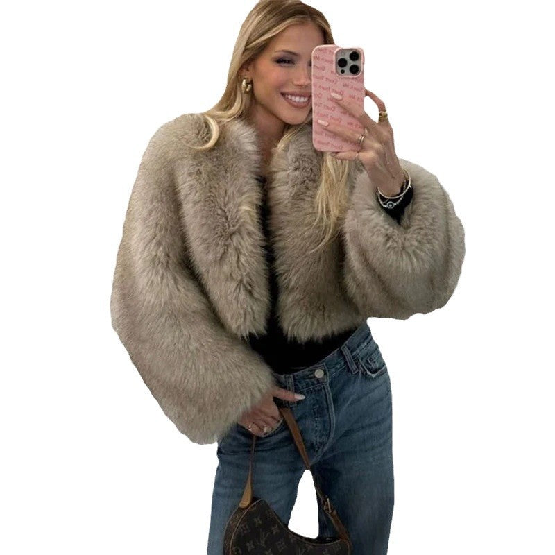 Women's Fur Casual Street Style Fox Coats