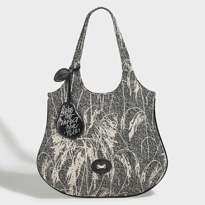 Pear Large Capacity Suede Female Commute Tote Bags