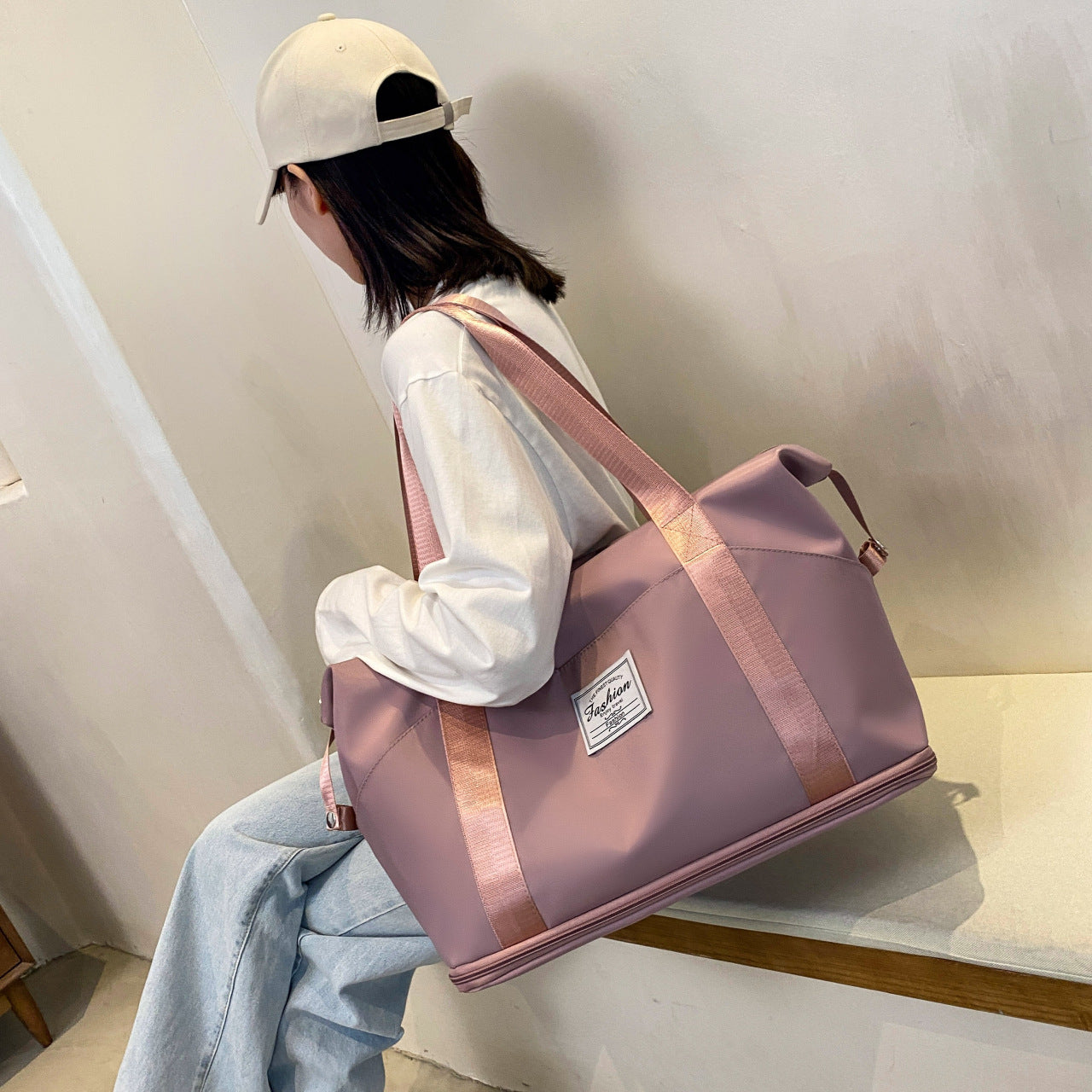 Large Capacity Short Female Fashion Trend Waterproof Male Bags