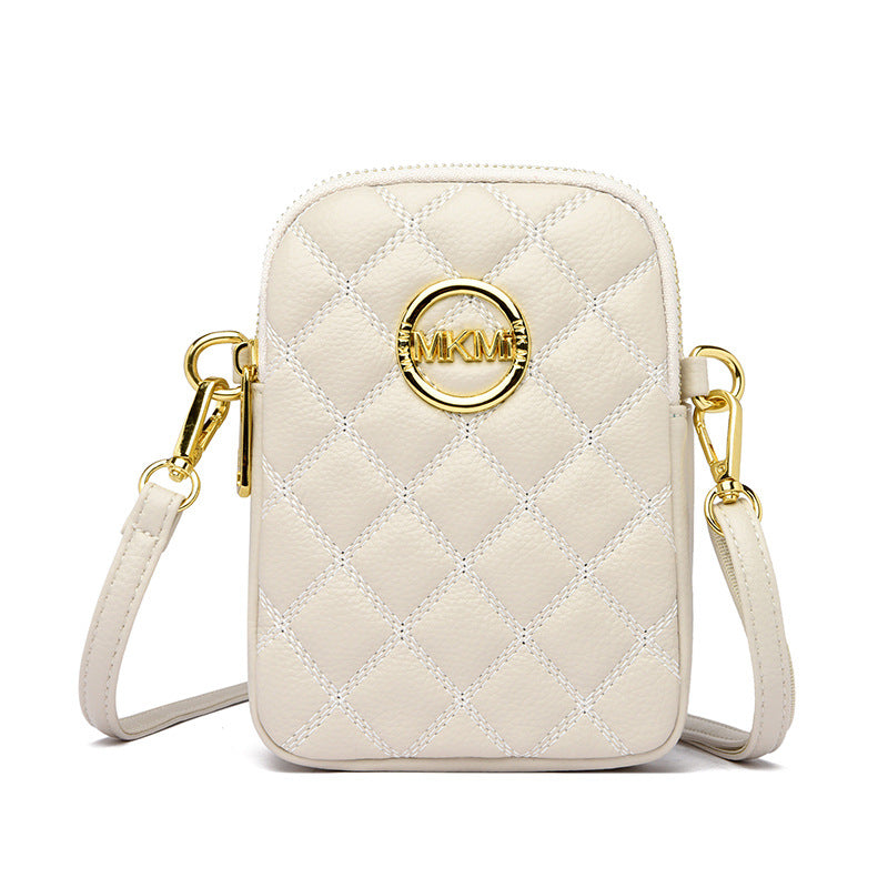 Women's Summer Soft Leather Simple Independent Mobile Bags