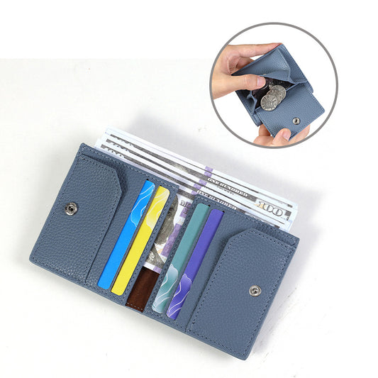 Women's Two-fold High-grade Short Thin Mini Simple Ladies Wallets