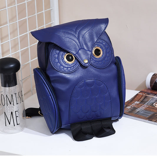 Women's Korean Trend Owl Fashion Personalized Cartoon Backpacks