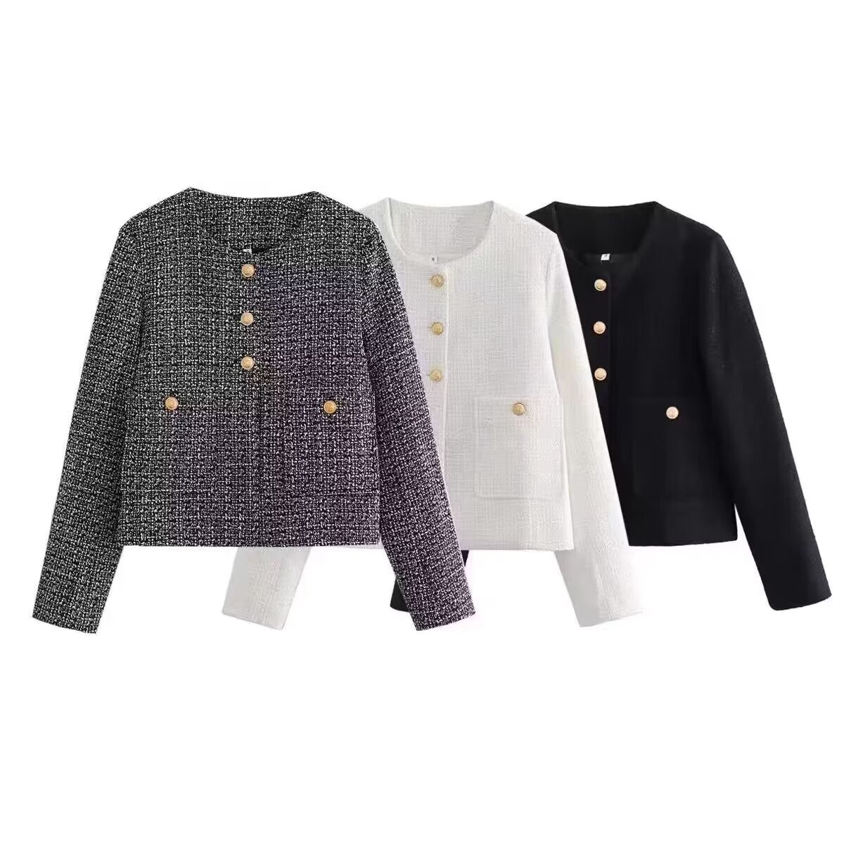 Women's Slouchy Autumn Solid Color Fashion Jackets