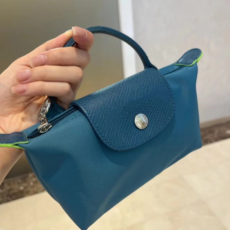 Women's French Short Clutch Dragon Mini Ebony Crossbody Bags