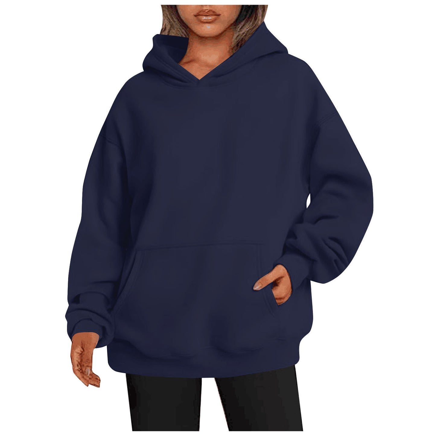 Durable Women's Oversized Autumn Thick Hooded Sweaters