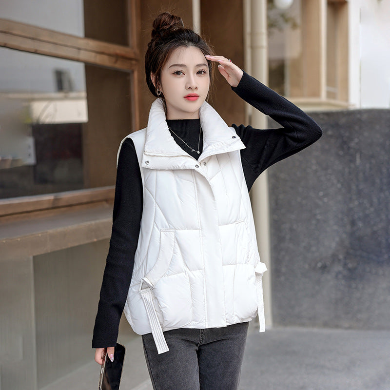 Women's Cotton Waistcoat Loose Fashion Down Vests