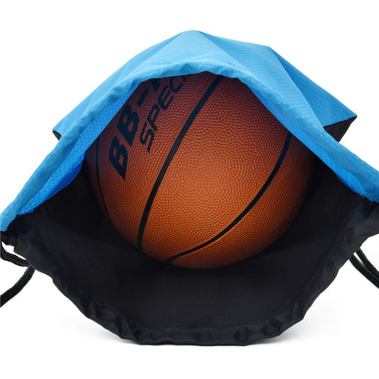 Fitness Oxford Cloth Waterproof Basketball Drawstring Travel Bags
