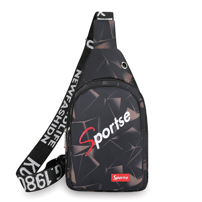 Men's Fashion Waterproof Nylon Cloth Retail Men's Chest Bags