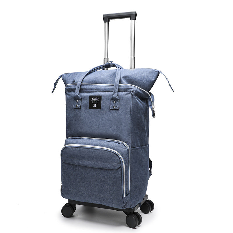 Distance Fashion Pull Waterproof Large Capacity Back Dual-purpose Travel Bags