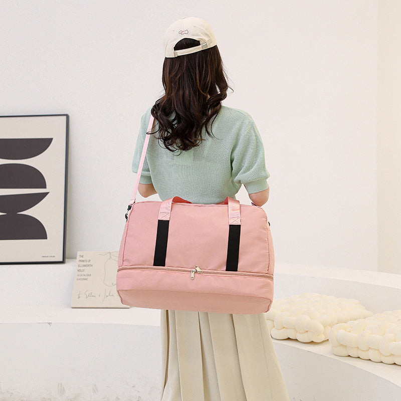 Women's Large Capacity Indoor Yoga Shoes Warehouse Travel Bags