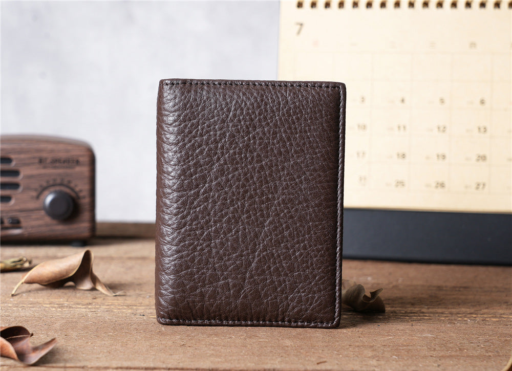 New Innovative Leather Boys Vintage Consignment Card Holder