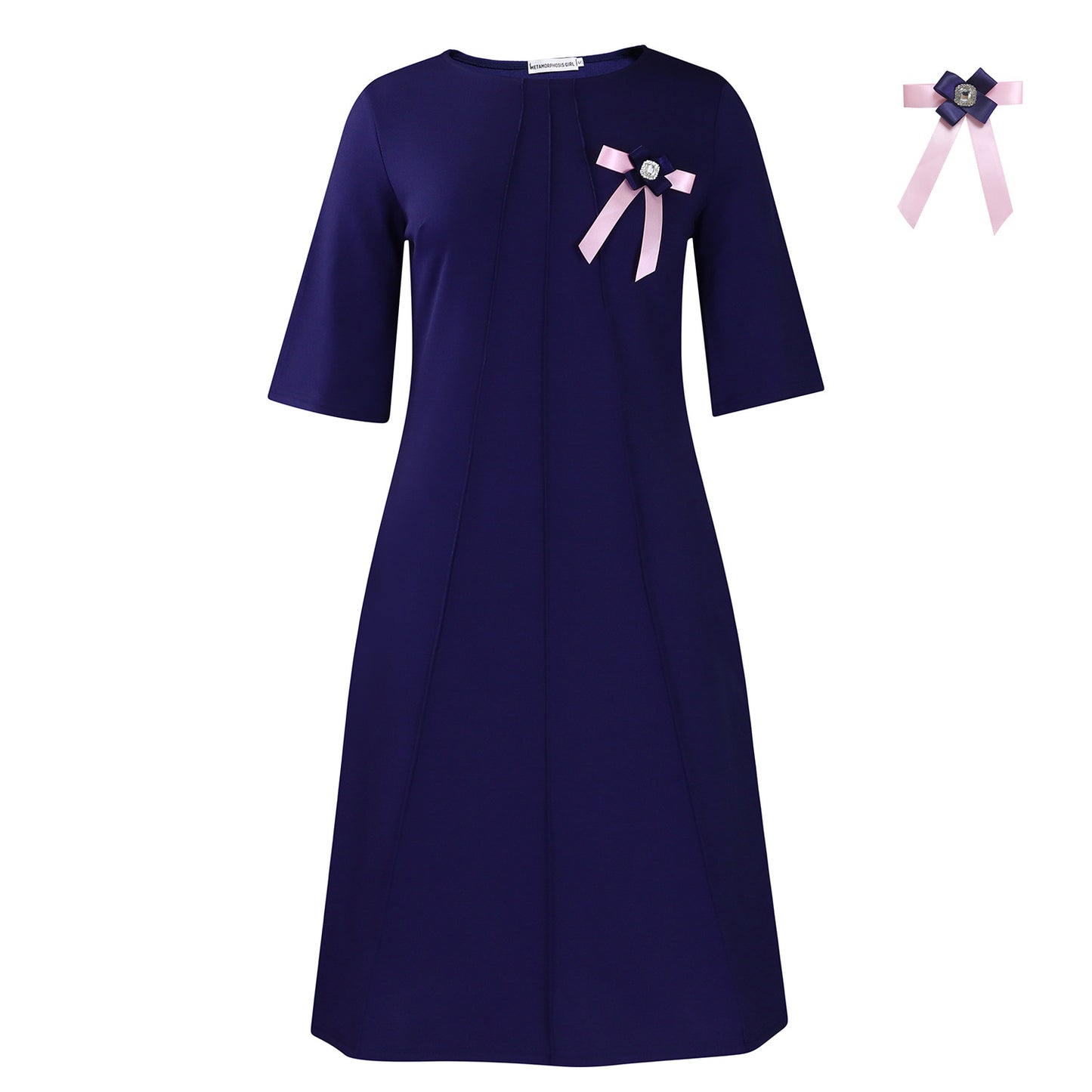 Women's Elegant Solid Color Loose-fitting Large African Dresses