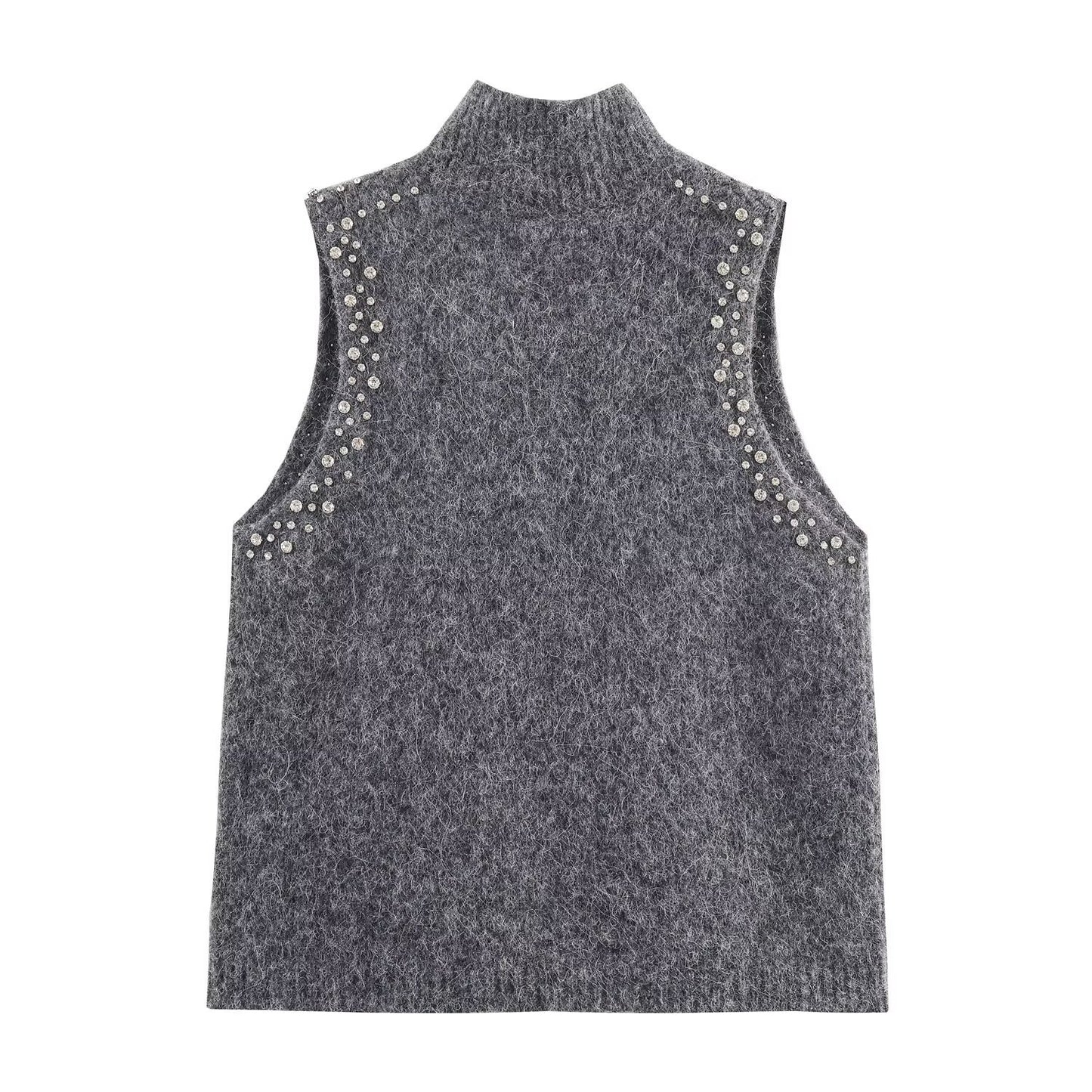 Women's Creative Wool Blend Jewelry Beaded Tops