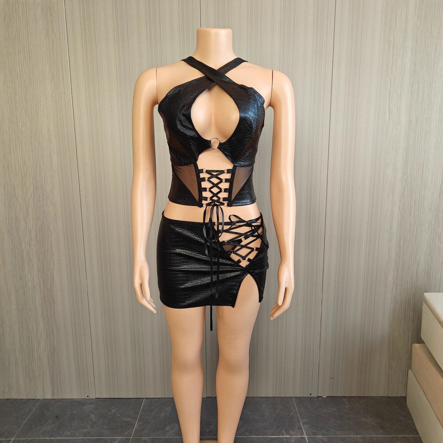 Fashion Durable Half-length Female Sexy Two-piece Suits