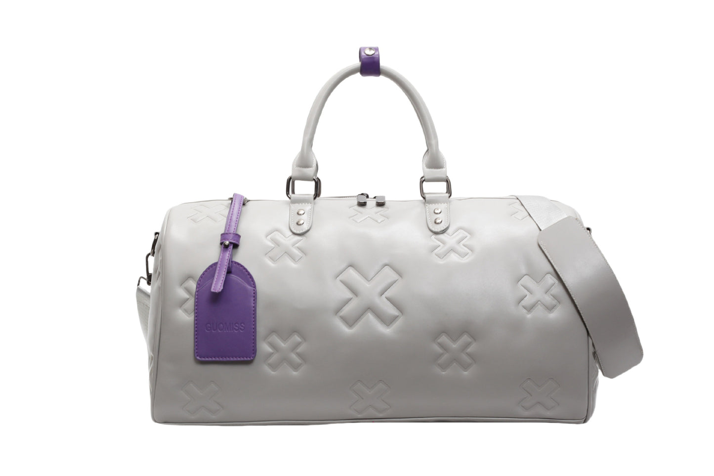 Embossed Fashion Hand-held Large Capacity Female Travel Bags