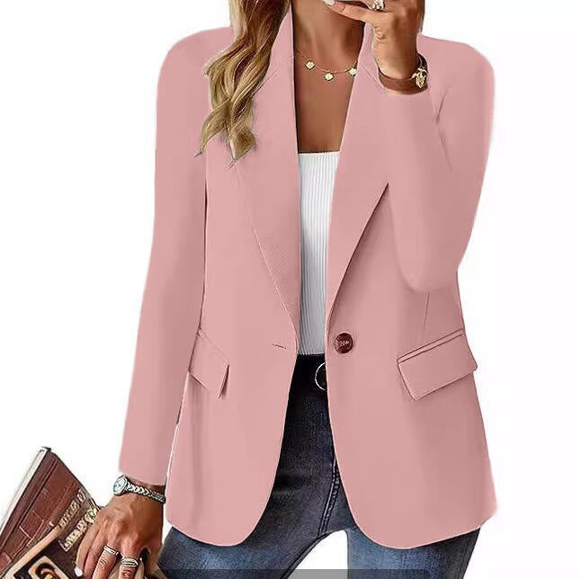 Women's Autumn Long Sleeve Solid Color For Cardigans