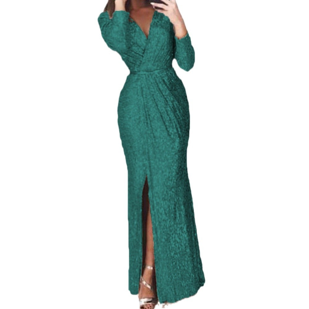 Sparkling Affordable Luxury Dinner Party Host Grand Performance Catwalk Dress