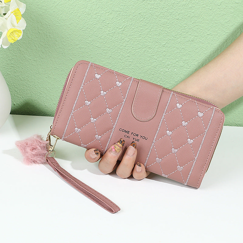 Women's Design Style Long Korean Clutch Multiple Ladies Wallets