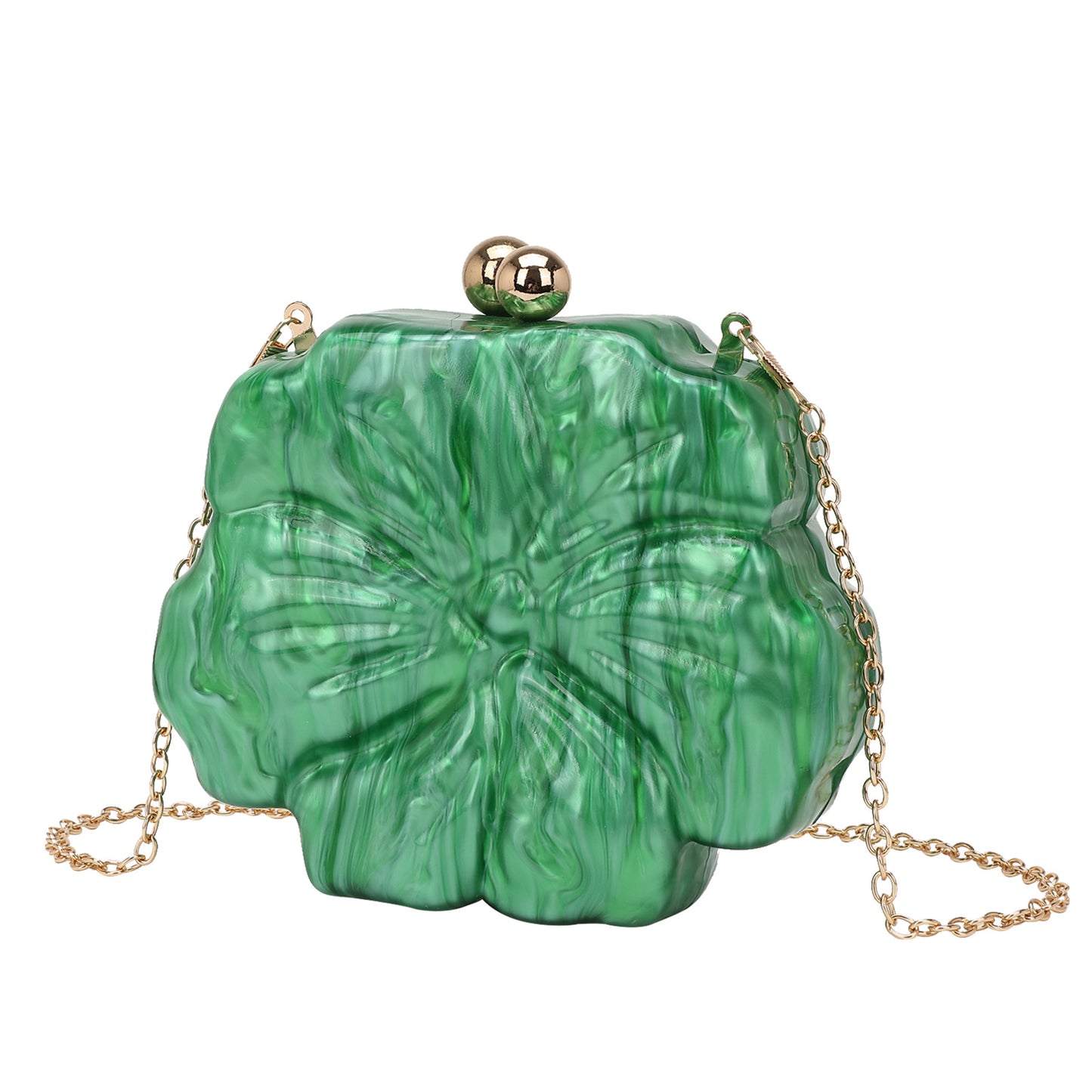 New Dinner Flower Multicolor Acrylic Fresh Bags