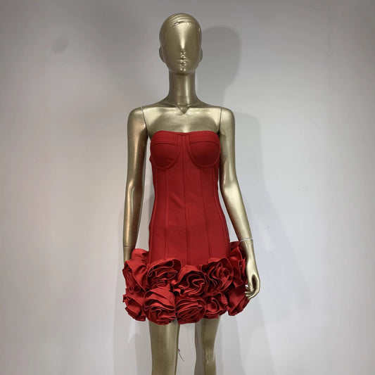 Red Tube Bandage Dress Fashion Sexy Dresses