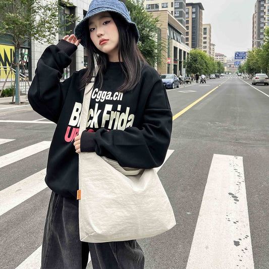 Women's Large Capacity Korean Style Commuter Portable Simple Crossbody Bags