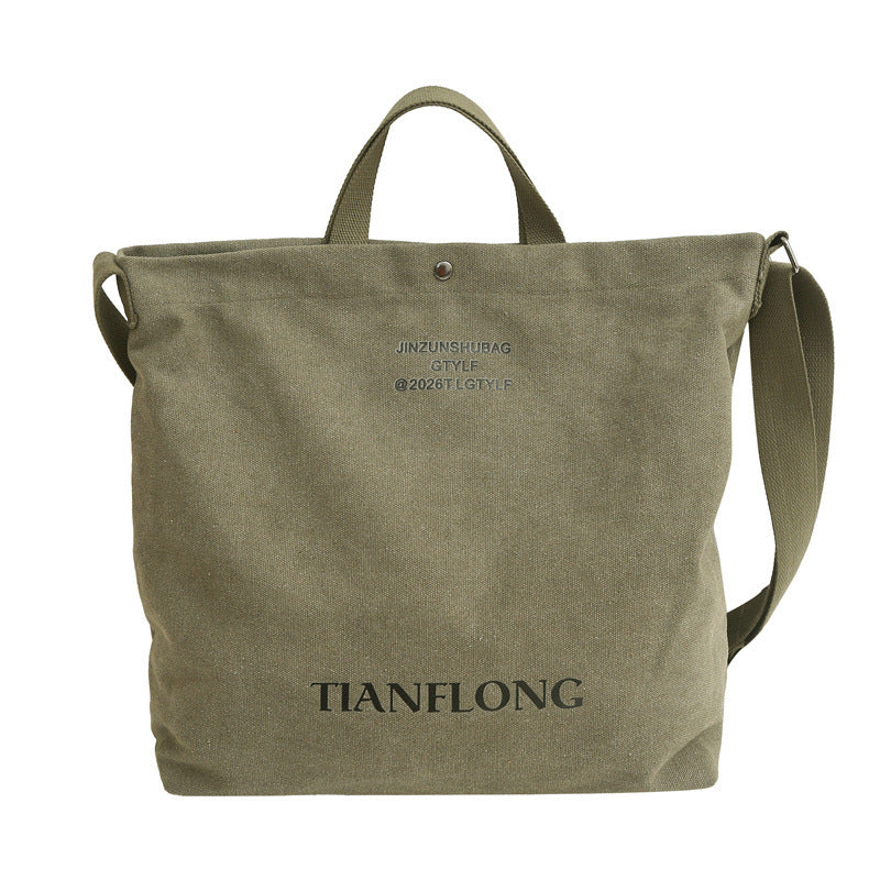 Women's & Men's & Canvas Retro Camp Commuter Class Crossbody Bags