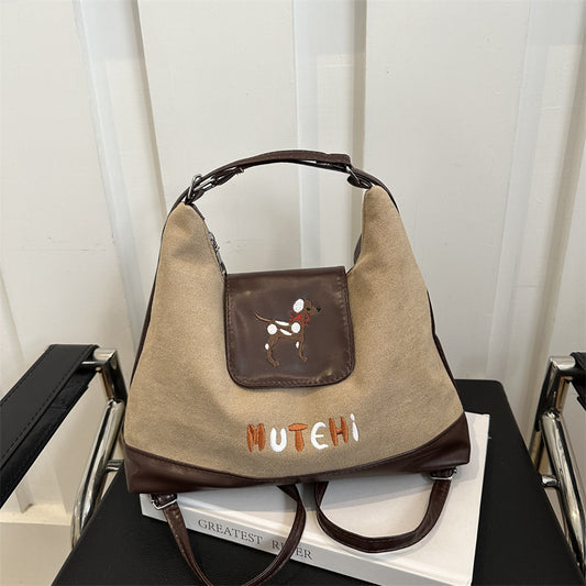 Women's Large Capacity Commuter Street Trendy Underarm Shoulder Bags