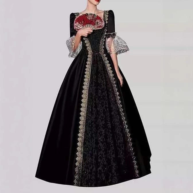 Medieval Vintage Court Victorian Renaissance Gown Dress