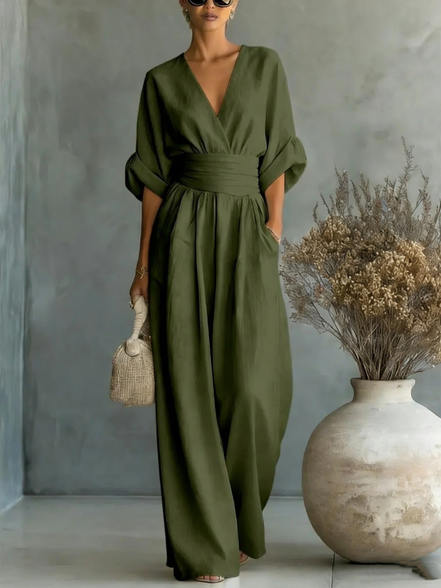 Trendy Comfortable Classy Women's Elegant Waist Women's Jumpsuit/clothing
