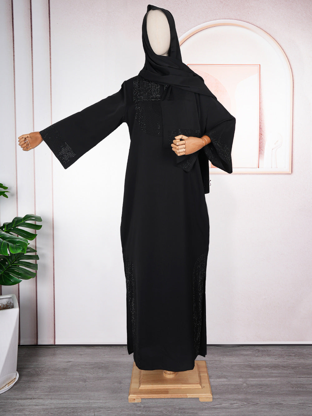Women's Africa Dress Muslim Hot Drilling Saudi Party Fashion Dresses