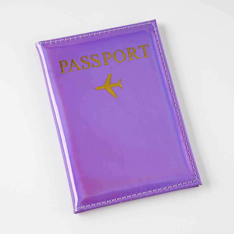 Laser Leather Gilding Simple Advanced Passport Card Holder