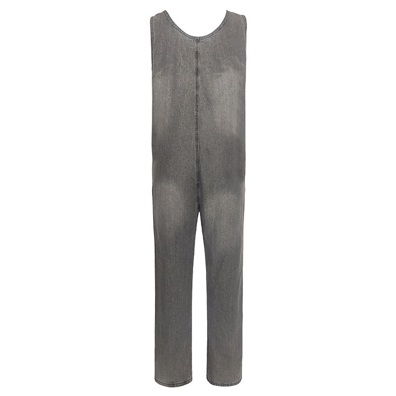 Women's Trendy Loose Comfortable Sleeveless Cool Bohemian Jumpsuits