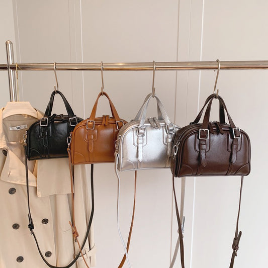 Women's Popular High-grade Autumn Retro Commuter Boston Crossbody Bags