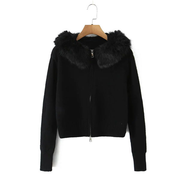 Women's Trendy Fashionable Casual Fur Collar Coats
