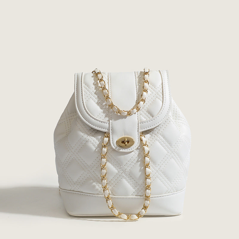 Women's Niche Diamond Pattern Korean Style Light Bags