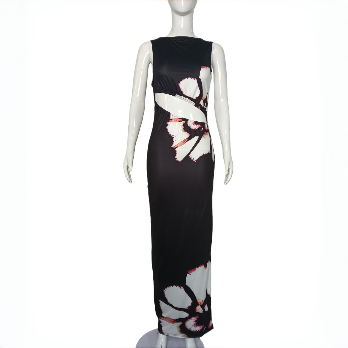 Hot Summer Fashion Retro Printed Sleeveless Dress