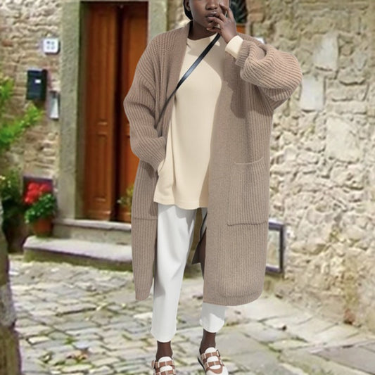 Women's Autumn Knitted Large Pocket For Knitwear