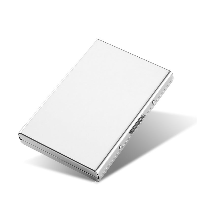 Position Expanding Driving License Storage Clamp Stainless Card Holder