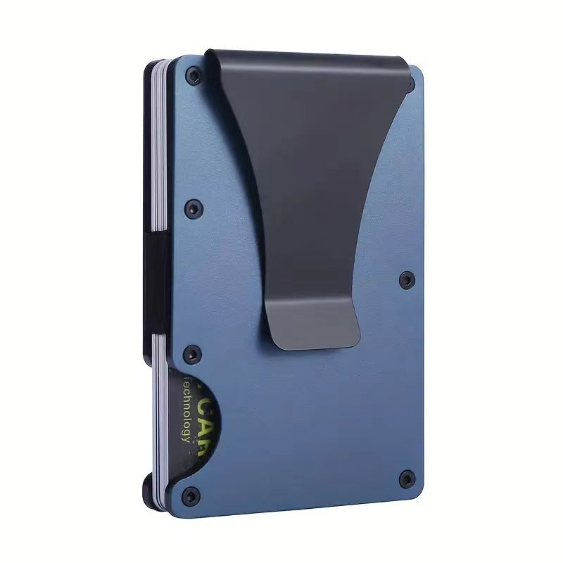 Elegant Credit Box Aluminum Alloy Metal Card Holder